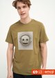 Organinės medvilnės suknelė "EMOJI"