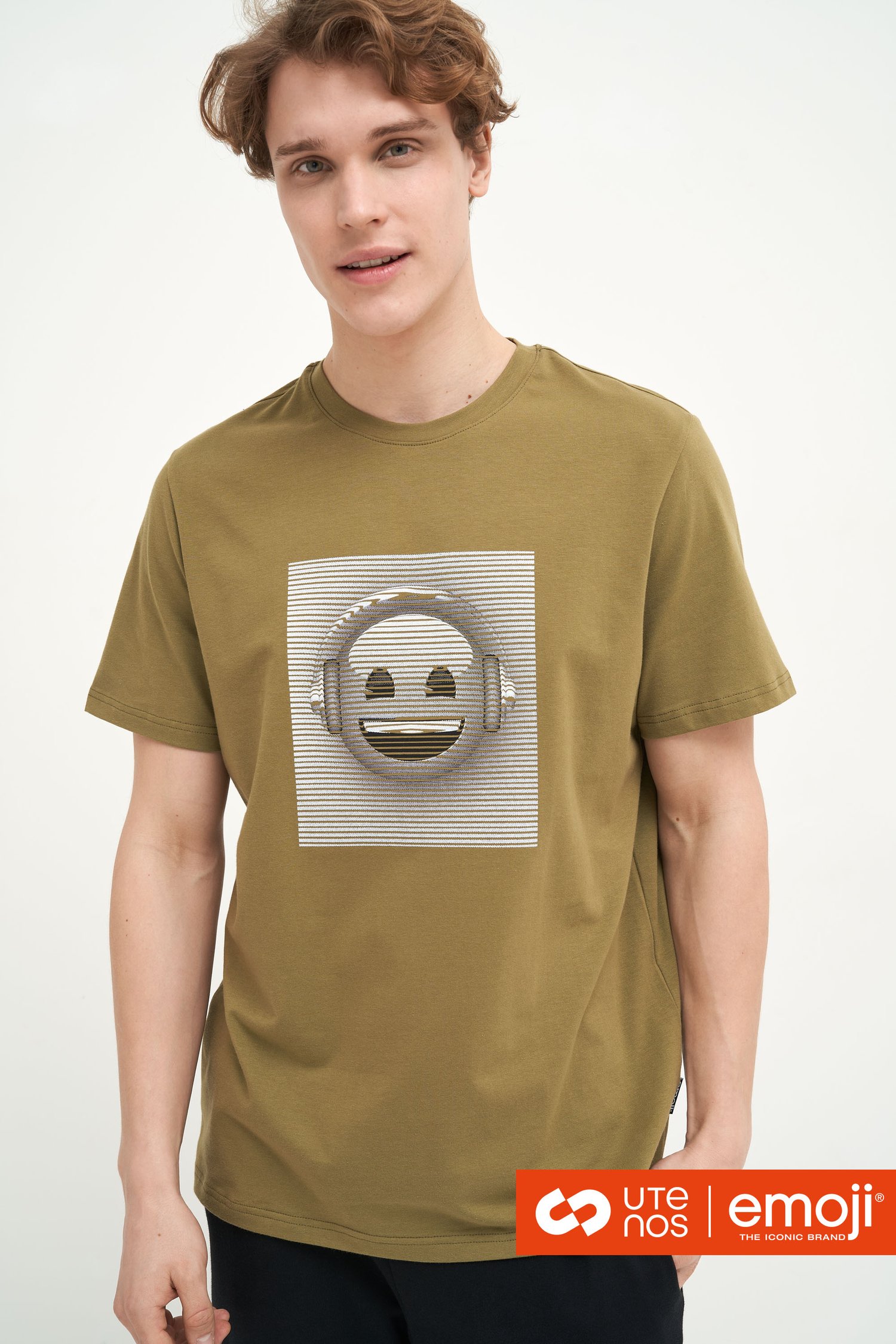 Organinės medvilnės suknelė "EMOJI"